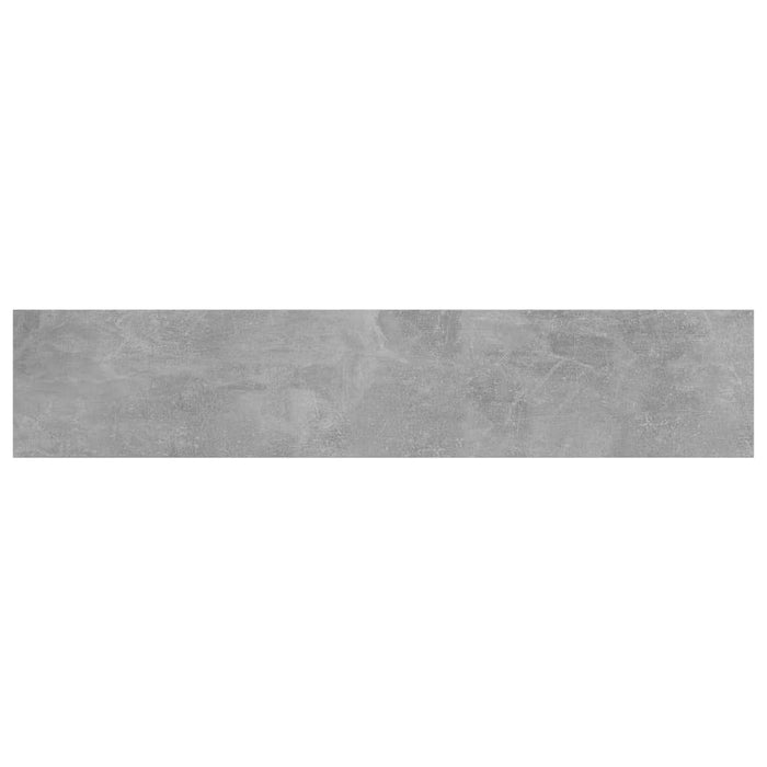Plăci bibliotecă, gri beton, 4 buc, 100 x 20 x 1,5 cm, PAL - WALTI WALTI