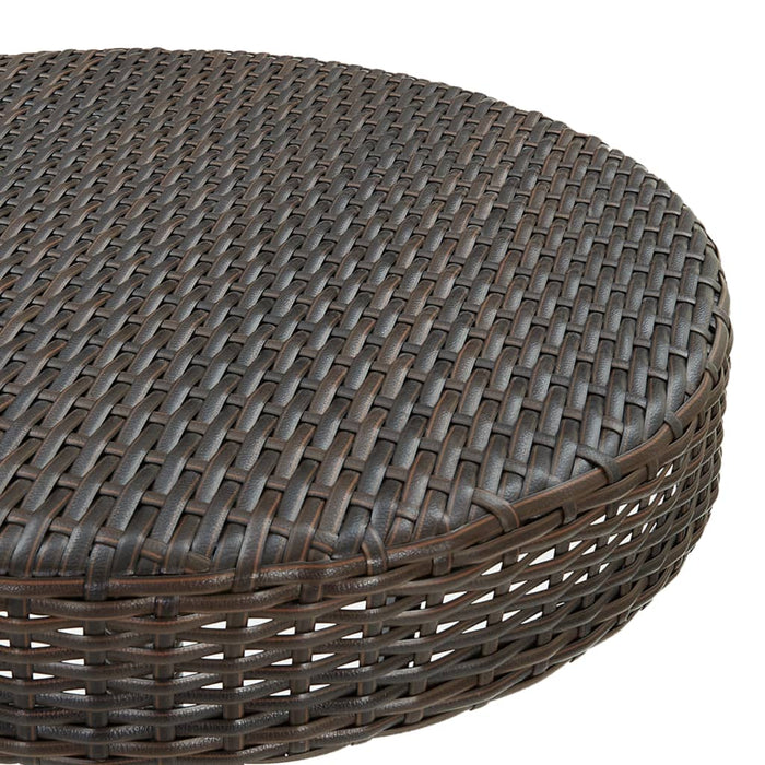 Set mobilier bar de grădină cu perne, 5 piese, maro, poliratan WALTI