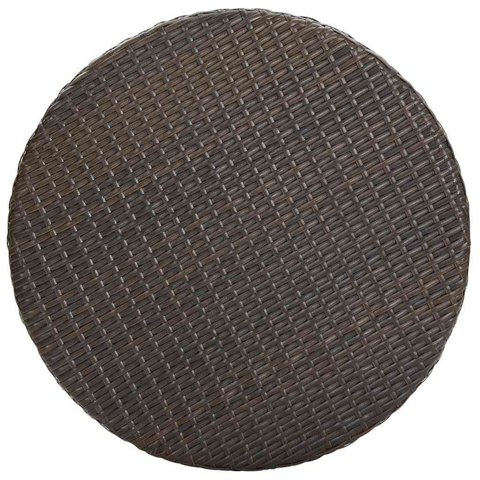 Set mobilier bar de grădină, 5 piese, maro, poliratan WALTI