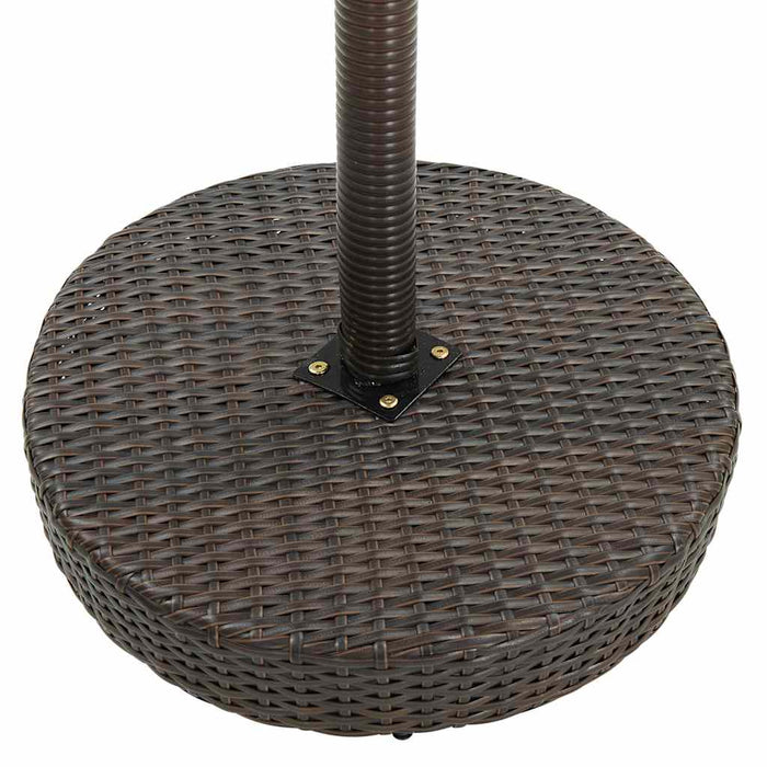 Set mobilier bar de grădină, 5 piese, maro, poliratan WALTI