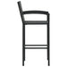 Set bar exterior cu cotieră, 5 piese, negru, poliratan - WALTI WALTI