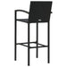Set bar exterior cu cotieră, 5 piese, negru, poliratan - WALTI WALTI