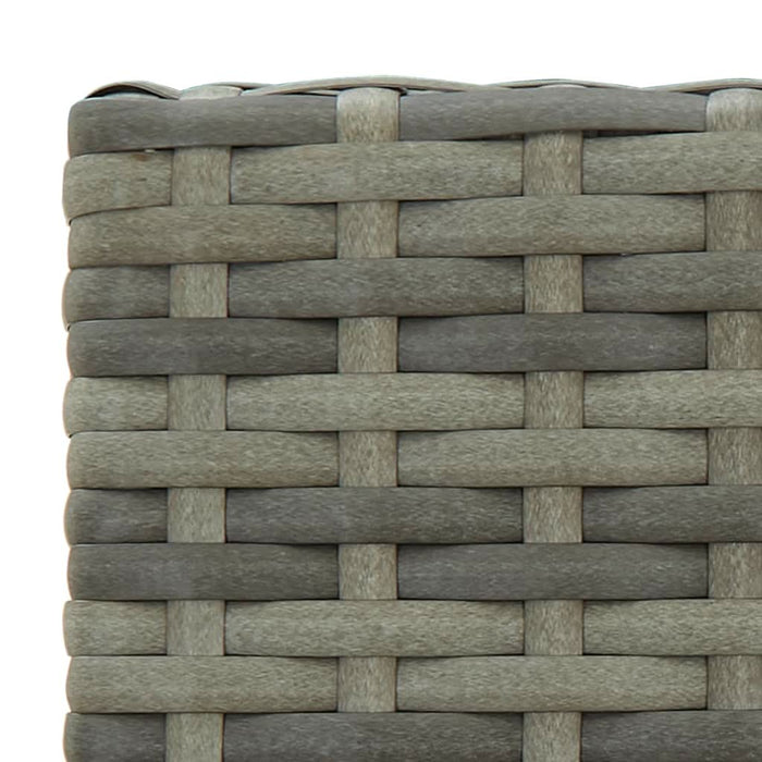 Set bar exterior cu cotieră, 5 piese, gri, poliratan - WALTI WALTI