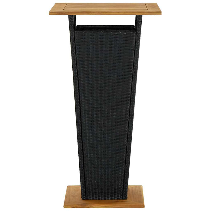 Set mobilier bar de gradină, 5 piese, negru - WALTI WALTI