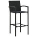 Set mobilier bar de grădină, 5 piese, negru - WALTI WALTI