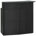 Set mobilier bar de grădină cu perne, 4 piese, negru - WALTI WALTI