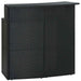Set mobilier bar de grădină cu perne, 5 piese, negru - WALTI WALTI