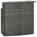Set mobilier de bar de grădină, 3 piese, gri - WALTI WALTI