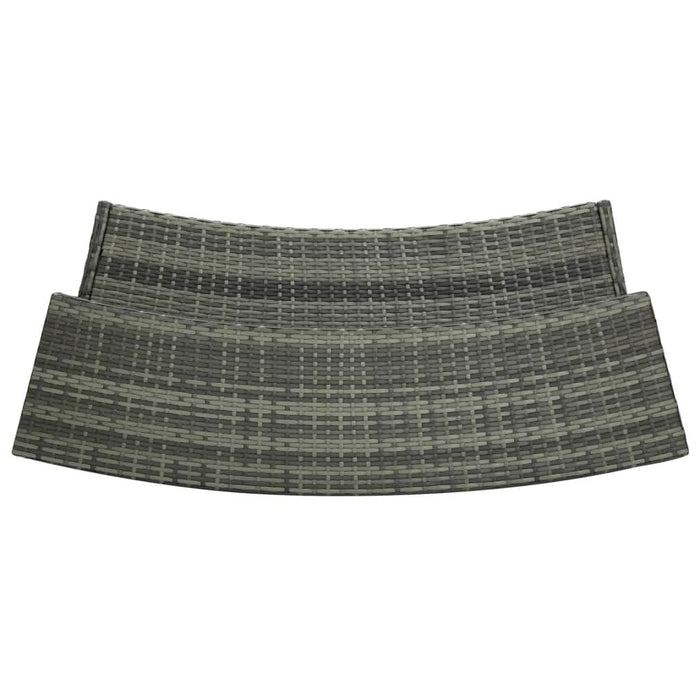 Set mobilier de bar de grădină, 3 piese, gri - WALTI WALTI