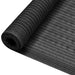 Plasă pentru intimitate, antracit, 1,2x10 m, HDPE, 195 g/m² - WALTI WALTI
