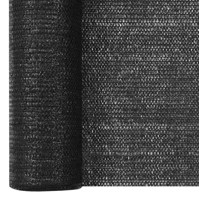 Plasă protecție intimitate, negru, 2x25 m, HDPE, 75 g/m² - WALTI WALTI