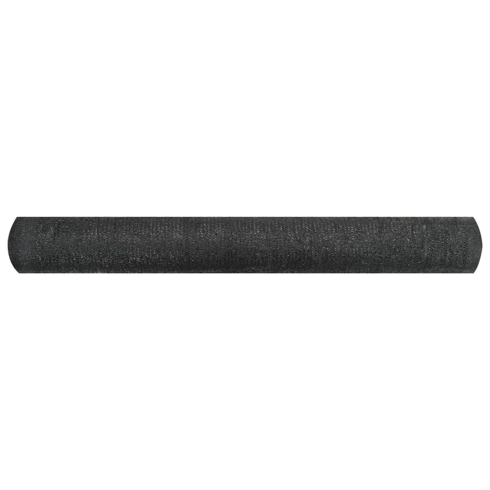 Plasă protecție intimitate, negru, 2x10 m, HDPE, 195 g/m² - WALTI WALTI