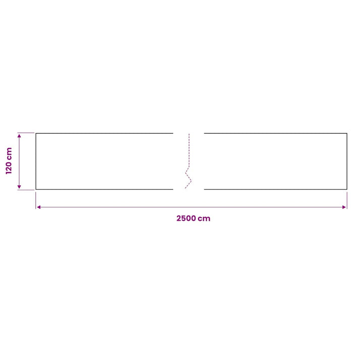 Plasă protecție intimitate, verde, 1,2x25 m, HDPE, 150 g/m² WALTI