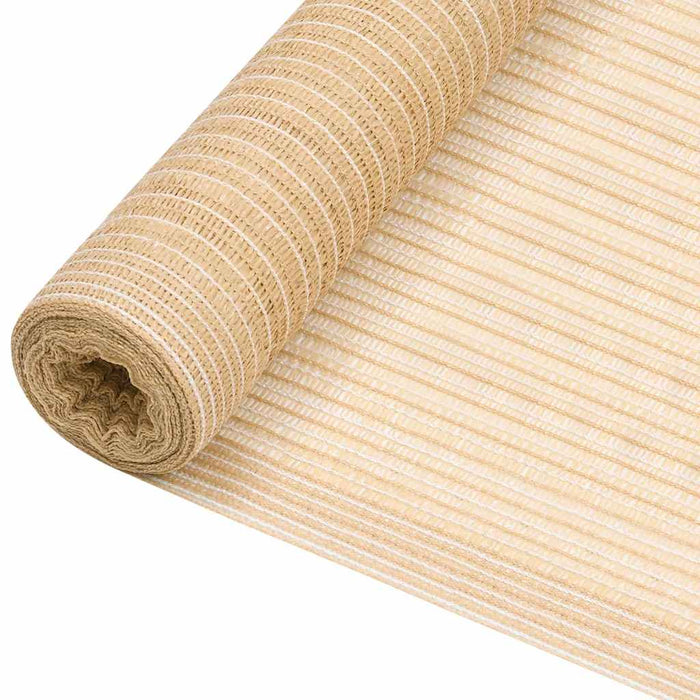 Plasă protecție intimitate, bej, 1,8x10 m, HDPE, 195 g/m² WALTI