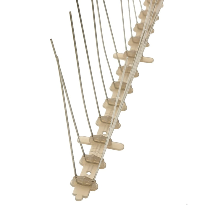 Set bandă cu țepi antipăsări cu 4 rânduri 20 buc. plastic 10 m - WALTI WALTI