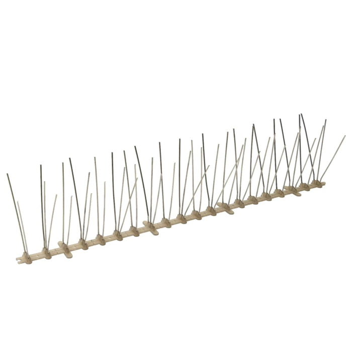 Set bandă cu țepi antipăsări cu 5 rânduri, 6 buc., plastic, 3 m - WALTI WALTI