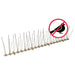Set bandă cu țepi antipăsări cu 5 rânduri 20 buc. plastic 10 m - WALTI WALTI