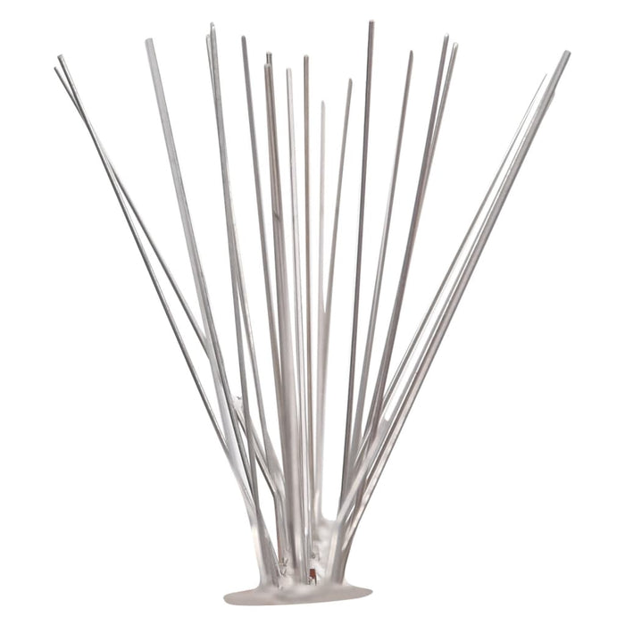 Set bandă cu țepi antipăsări cu 5 rânduri, 10 buc., oțel, 5 m - WALTI WALTI