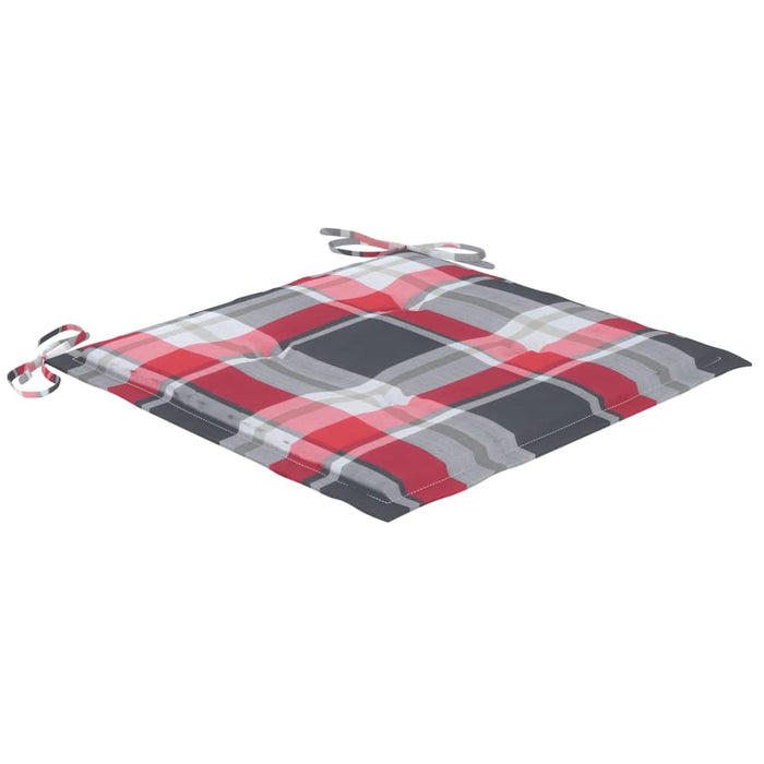 Scaune de grădină cu perne, 2 buc., lemn masiv de tec - WALTI WALTI