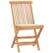 Set mobilier exterior pliabil cu perne 3 piese lemn masiv tec - WALTI WALTI