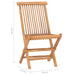 Set mobilier exterior pliabil cu perne 3 piese lemn masiv tec - WALTI WALTI