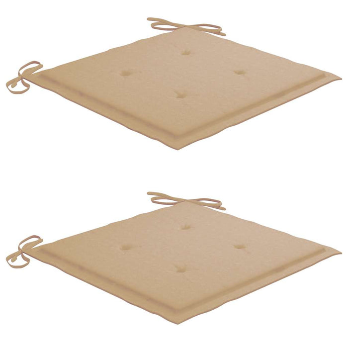 Set mobilier exterior pliabil cu perne, 3 piese, lemn masiv tec - WALTI WALTI