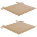 Set mobilier exterior pliabil cu perne, 3 piese, lemn masiv tec - WALTI WALTI
