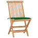 Set mobilier exterior pliabil cu perne, 3 piese, lemn masiv tec - WALTI WALTI