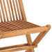 Set mobilier exterior pliabil cu perne, 3 piese, lemn masiv tec - WALTI WALTI