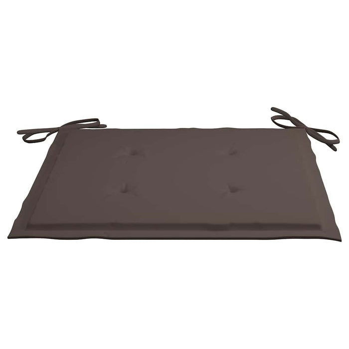 Set mobilier exterior pliabil cu perne, 3 piese, lemn masiv tec - WALTI WALTI