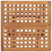 Set mobilier exterior pliabil cu perne, 3 piese, lemn masiv tec - WALTI WALTI