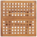 Set mobilier exterior pliabil cu perne, 3 piese, lemn masiv tec - WALTI WALTI