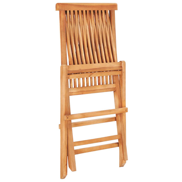Set mobilier bistro cu perne antracit, 3 piese, lemn masiv tec - WALTI WALTI