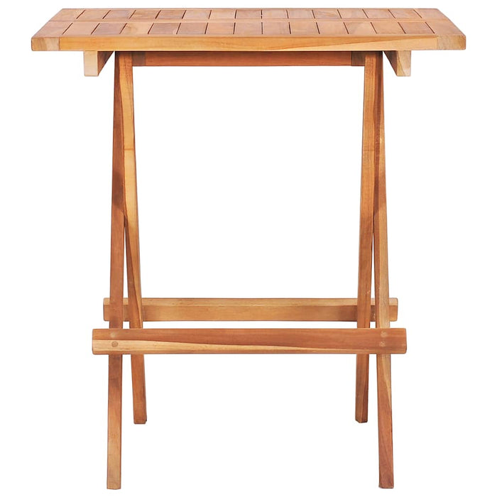 Set mobilier bistro cu perne antracit, 3 piese, lemn masiv tec - WALTI WALTI
