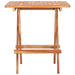 Set mobilier bistro cu perne antracit, 3 piese, lemn masiv tec - WALTI WALTI