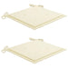 Set bistro 3 piese cu perne crem, lemn masiv tec - WALTI WALTI
