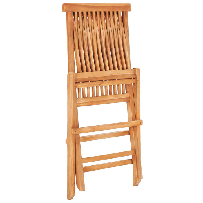 Set bistro 3 piese cu perne negru, lemn masiv tec - WALTI WALTI