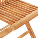 Set bistro 3 piese cu perne negru, lemn masiv tec - WALTI WALTI