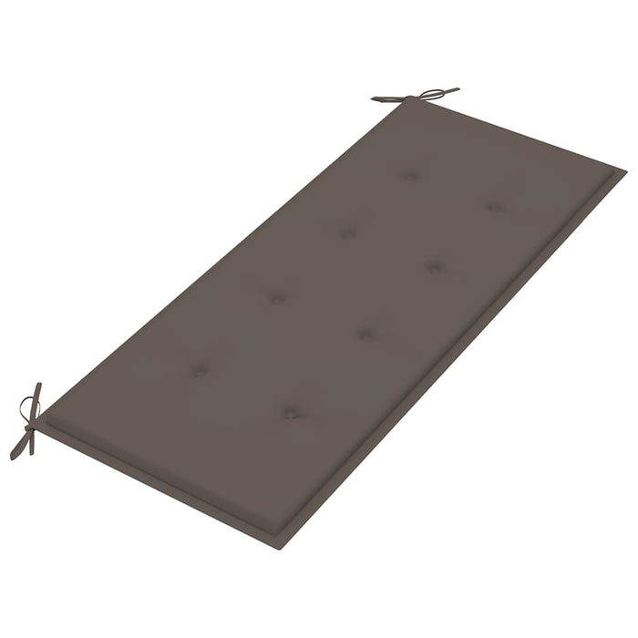 Bancă de grădină cu pernă, 120 cm, lemn masiv de acacia WALTI