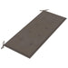 Bancă de grădină pliabilă cu pernă, 118 cm, bambus - WALTI WALTI