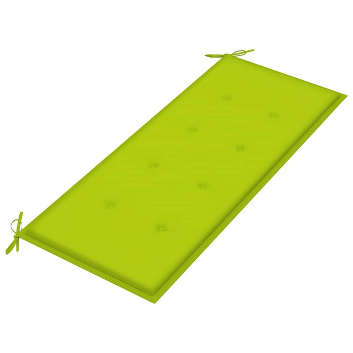 Bancă de grădină pliabilă cu pernă, 118 cm, bambus - WALTI WALTI
