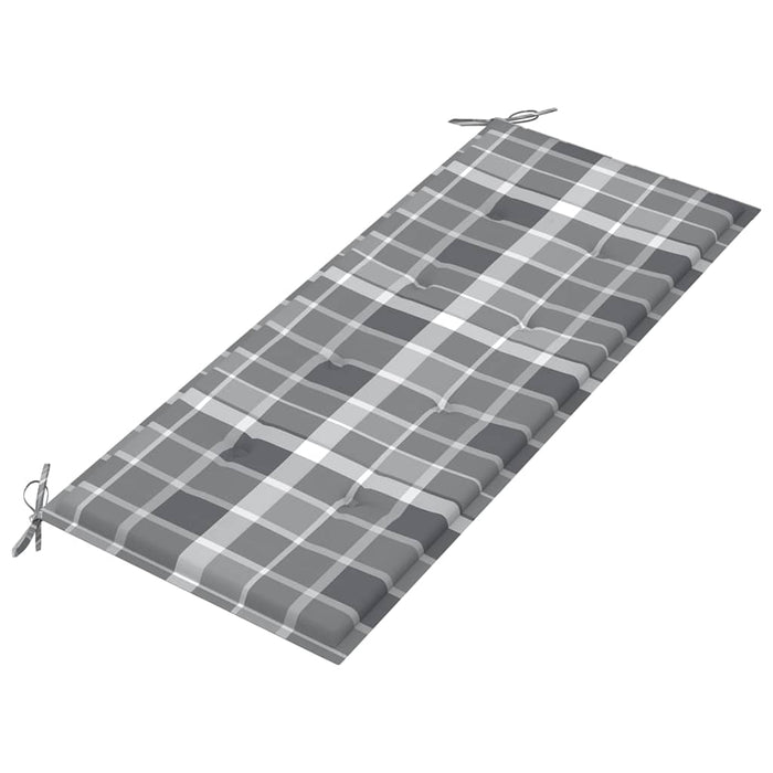Bancă de grădină pliabilă cu pernă, 118 cm, bambus - WALTI WALTI