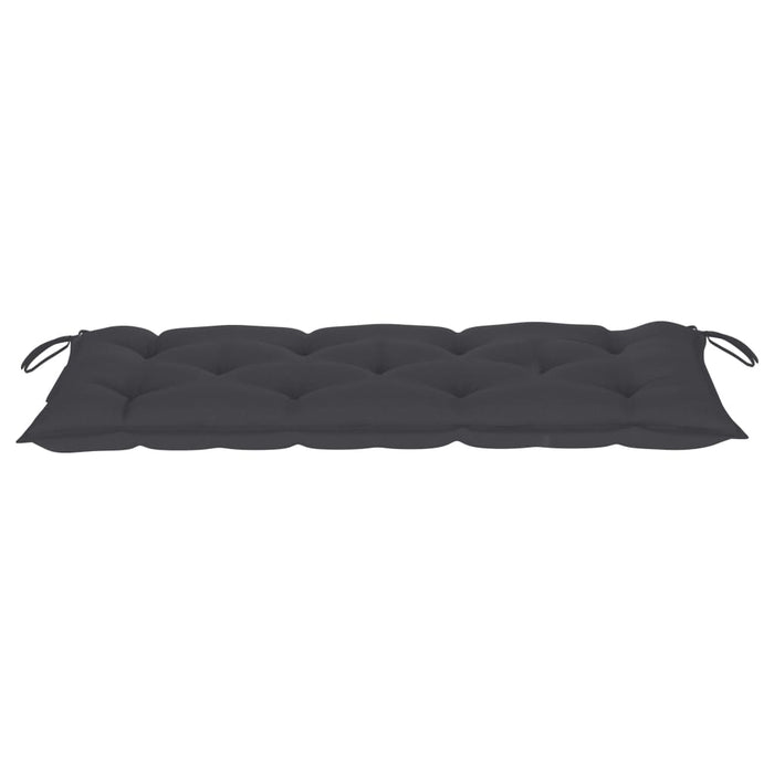 Bancă de grădină pliabilă cu pernă, 118 cm, bambus - WALTI WALTI