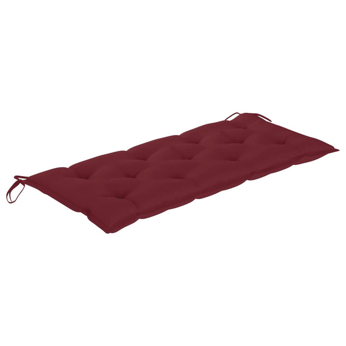 Bancă de grădină pliabilă cu pernă, 118 cm, bambus - WALTI WALTI