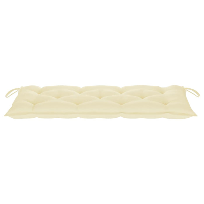 Bancă de grădină cu pernă, 120 cm, bambus - WALTI WALTI