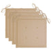 Set mobilier de exterior pliabil, cu perne, 5 piese, bambus - WALTI WALTI