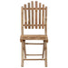 Set mobilier de exterior pliabil, cu perne, 5 piese, bambus - WALTI WALTI