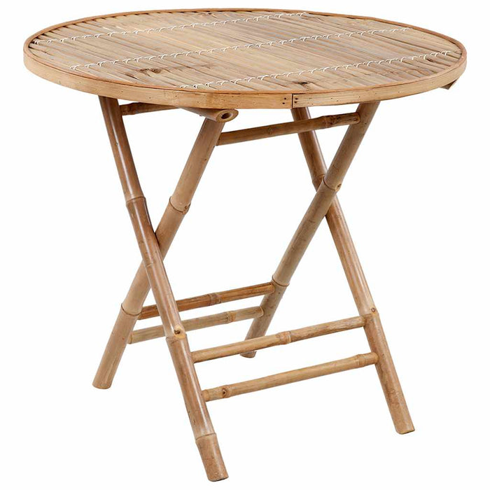 Set mobilier de exterior pliabil, cu perne, 5 piese, bambus - WALTI WALTI