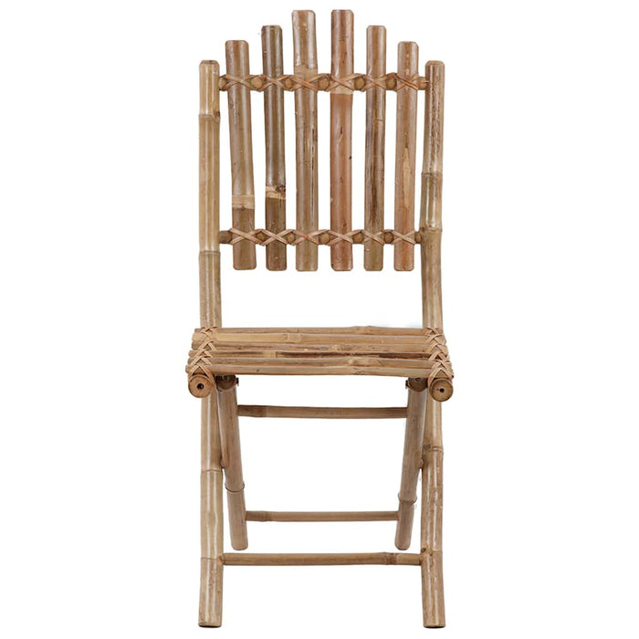 Set mobilier de exterior pliabil, cu perne, 5 piese, bambus - WALTI WALTI