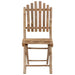 Set mobilier de exterior pliabil, cu perne, 5 piese, bambus - WALTI WALTI